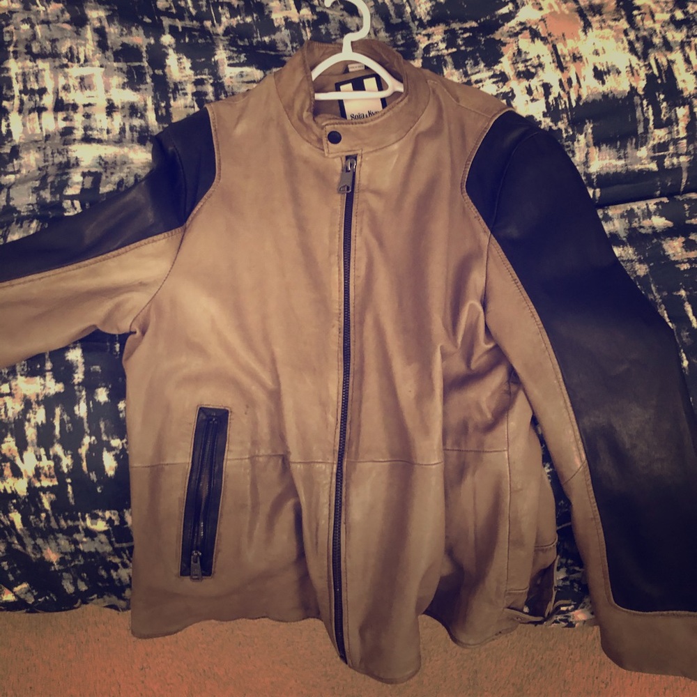 Casual Leather Coat
